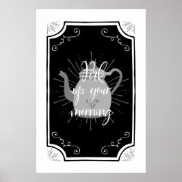 コーヒおもしろいー標識 ポスター