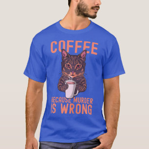コーヒおもしろいー猫ママクリスマス母エスプレッソキット Tシャツ