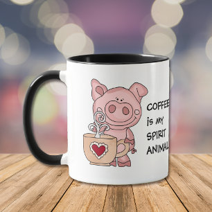 コーヒおもしろいー精霊動物 マグカップ