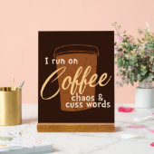 コーヒおもしろいー語アート アクリルサイン (ウェディング)