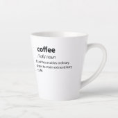 コーヒおもしろいー辞書の定義 カフェラテマグ (右)