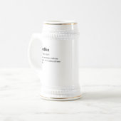 コーヒおもしろいー辞書の定義 ビールジョッキ (正面左)
