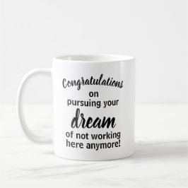 コーヒおもしろいー離れ・マグカップの共同作業者への贈り物 コーヒーマグカップ