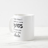 コーヒおもしろいー離れ・マグカップの共同作業者への贈り物 コーヒーマグカップ (正面左)