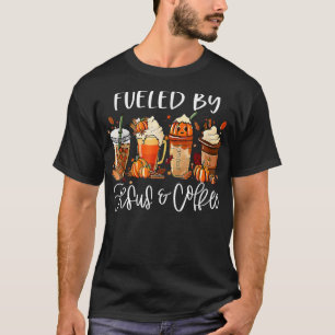 コーヒおもしろいー・イエス・カフェイン好きで煽ら感謝していれる Tシャツ