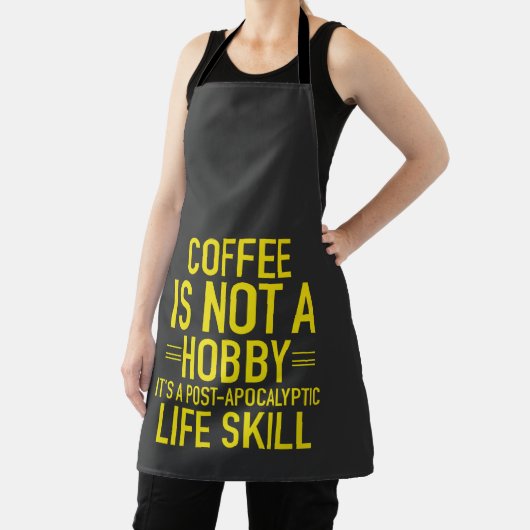 コーヒおもしろいー エプロン (インサイチュ)