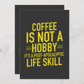 コーヒおもしろいー シーズンカード (正面/裏面)