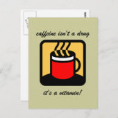 コーヒおもしろいー ポストカード (正面/裏面)