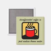 コーヒおもしろいー マグネット (正面/裏面)