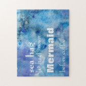 コーヒおもしろいー+マーメイド引用文シーハグの定義 ジグソーパズル (縦)