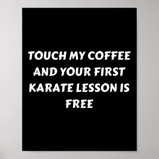 コーヒおもしろいー。Touchマイコーヒー ポスター (正面)