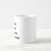 コーヒおもしろいーmag-iあなたの保護のためのコーヒーを飲む コーヒーマグカップ (中央)