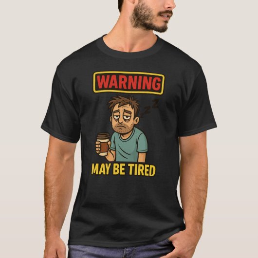 コーヒおもしろいーTシャツ Tシャツ (正面)