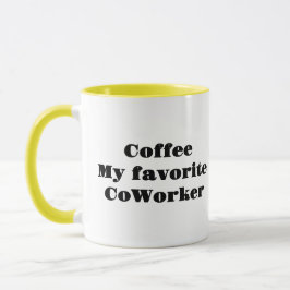 コーヒお気に入りのーの同僚 マグカップ