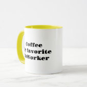 コーヒお気に入りのーの同僚 マグカップ (正面左)