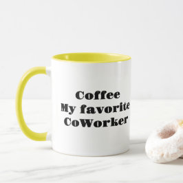 コーヒお気に入りのーの同僚 マグカップ