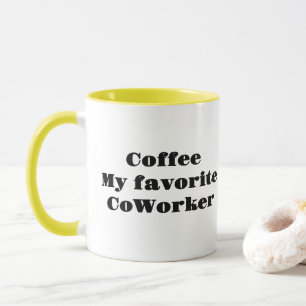 コーヒお気に入りのーの同僚 マグカップ