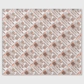 コーヒお気に入りのー包装紙 ラッピングペーパー (フラット)