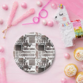 コーヒお気に入りのー装飾用クッション紙プレート ペーパープレート (パーティー)