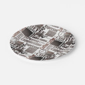 コーヒお気に入りのー装飾用クッション紙プレート ペーパープレート (アングル)