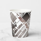 コーヒお気に入りのー装飾用クッション 紙コップ (左)