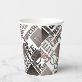 コーヒお気に入りのー装飾用クッション 紙コップ (右)