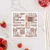 コーヒお気に入りのー スタンダードカクテルナプキン (インサイチュ)