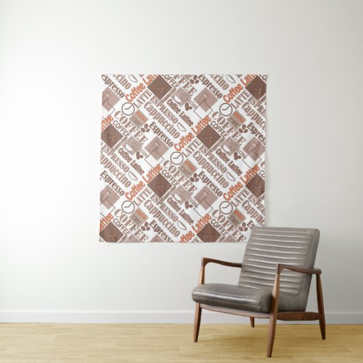 コーヒお気に入りのー タペストリー (インサイチュ)