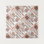 コーヒお気に入りのー タペストリー (正面)