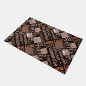 コーヒお気に入りのー ドアマット (アングル)