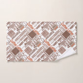 コーヒお気に入りのー バスタオルセット (ハンドタオル)