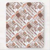 コーヒお気に入りのー マウスパッド (正面)