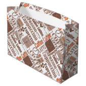 コーヒお気に入りのー ラージペーパーバッグ (裏面アングル)