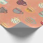 コーヒかわいらしーティーマグ ラッピングペーパー (角)