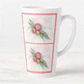 コーヒかわいらしー又はT用の水彩花ラテマグカップ カフェラテマグ (右)