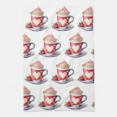 コーヒかわいらしー・キッチンタオル キッチンタオル (縦)