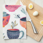 コーヒかわいらしー・キッチンタオル キッチンタオル (四つ折り)