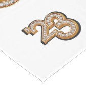 コーヒはっきりしたーラテ金ゴールド2023卒業 ショートテーブルランナー (コーナー)