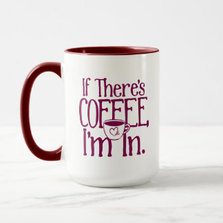 コーヒもしーがあって、私はマグカップに入っている マグカップ