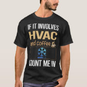 コーヒもしーHVACを伴う Tシャツ (正面)