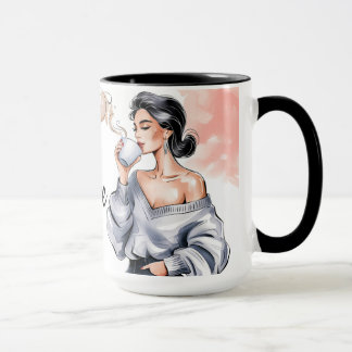 コーヒやる気を起こさせるーマグカップ – カフェイン&自信 マグカップ
