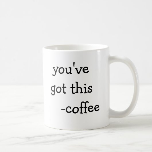 コーヒやる気を起こさせるーマググ コーヒーマグカップ (右)