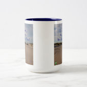 コーヒやる気を起こさせるーマググ ツートーンマグカップ (中央)