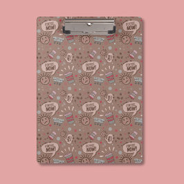 コーヒよくはしゃぐー今モカ模様 クリップボード