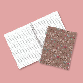 コーヒよくはしゃぐー今モカ模様 ノートブック