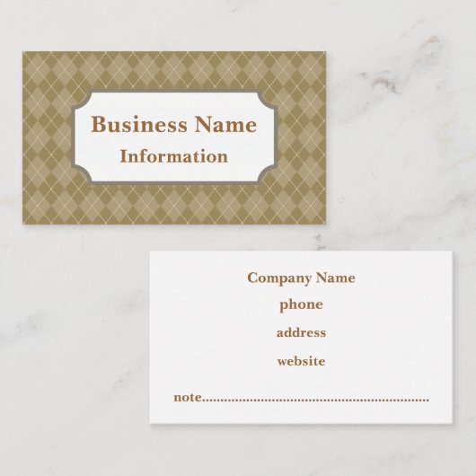 コーヒアーガイルー名刺 名刺 (正面/裏面)