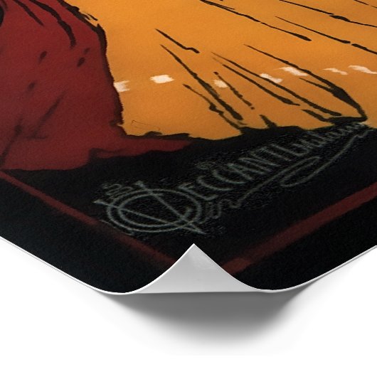 コーヒイタリアンーはすぐにCを出した。1900 ポスター (角)