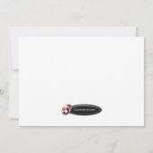 コーヒエレガントーとクッキーの招待状 招待状 (裏面)