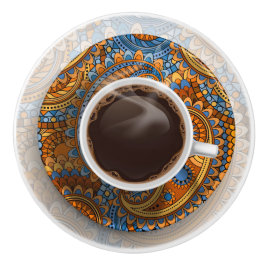 コーヒエレガントーカップドロワーノブ – SRF セラミックノブ