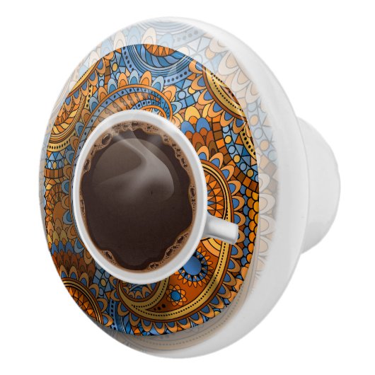 コーヒエレガントーカップドロワーノブ – SRF セラミックノブ (右)